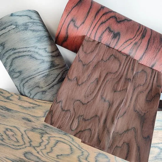 Factory Direct Sale Quality New Design Wood Veneer Engineered Wood Veneer for Table 