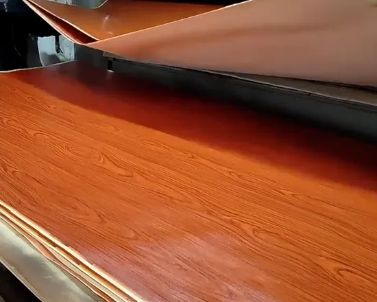 New Design Home Decor Hot Pressed Engineered Wood Veneer Mealamine Paper for Furniture Board Plywood Back Engineered Veneer 