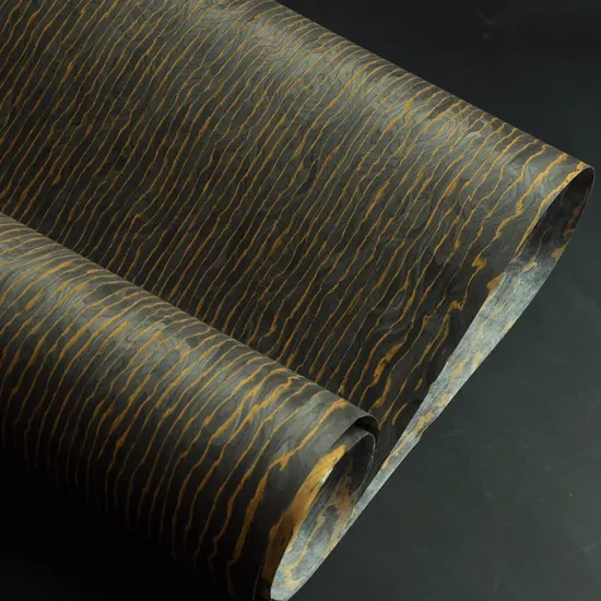 Oil Painting Design Engineered Wood Veneer Sheet 