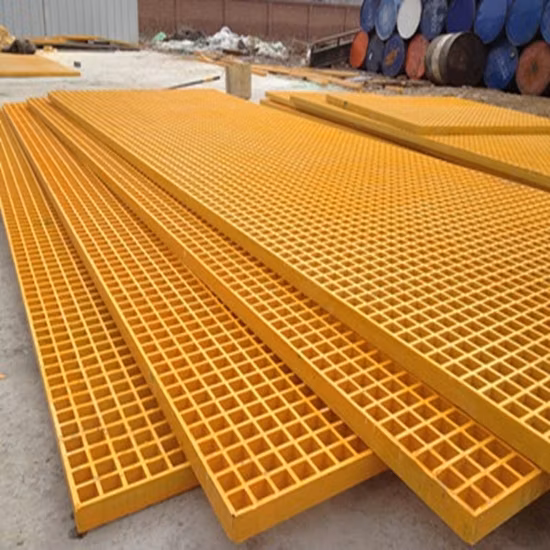 Custom FRP Plastic Road Driveway Drainage Grates Gully Cover Gratings