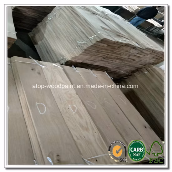 White Oak Floor Veneer Lamellas Real Wood Top Layer for Engineered Wood Floor
