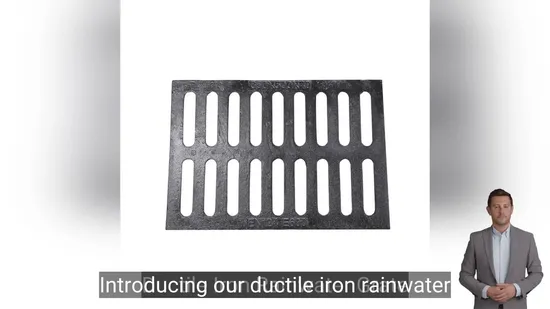 Factory Custom Heavy Duty Iron Drainage Grating Cover Ductile Iron Grating. 