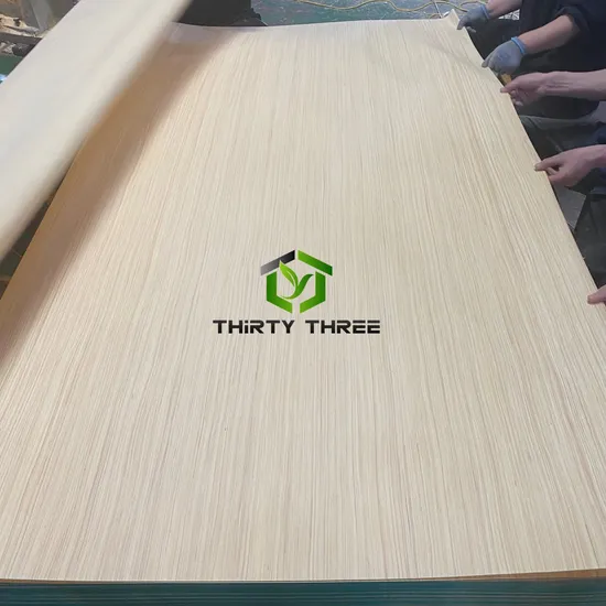 High Quality Furniture Decoration 1mm Recon Poplar Veneer Engineered Wood Veneer 