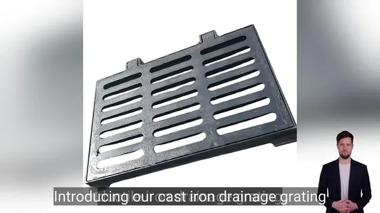 Ductile Cast Iron Drainage Rainwater Gully Gratings. 