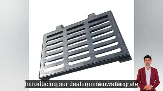 DN124 C250 D400 E600 F900 Cast Iron Gully Grating 