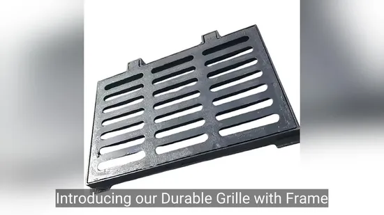 Durable Ductile Cast Iron Floor Safety Drain Channel Grill Grating 